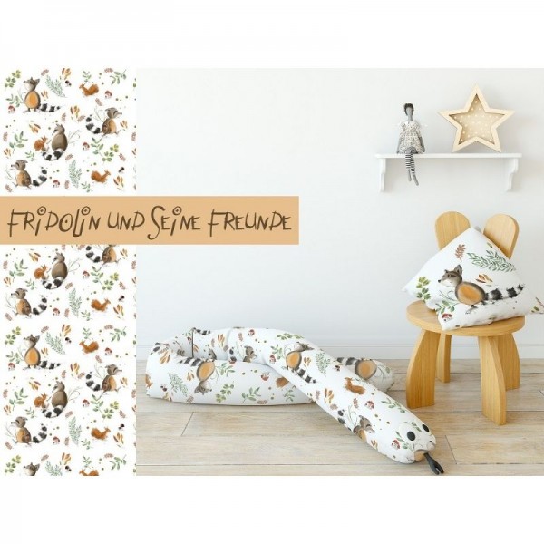 BIO-French Terry "Fridolin und seine Freunde" by Tante Gisi