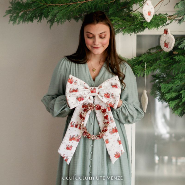 Baumwollstoff "Fadenspiel Weihnachten" von acufactum