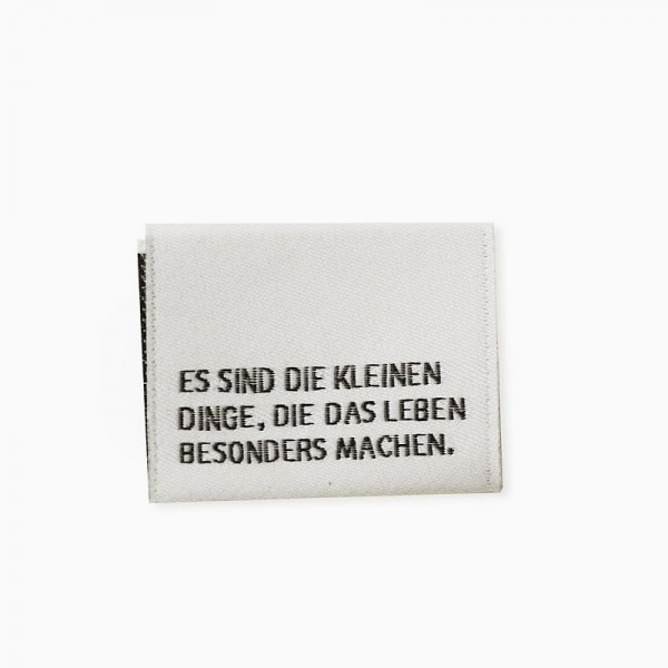 Klapp-Weblabel "Es sind die kleinen Dinge" 25 x...