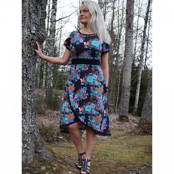 Snitmønster til kvinder "Tulip Dress" str 34 - 58