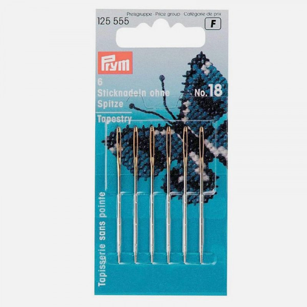 Broderinåle u/spids fra Prym No.18