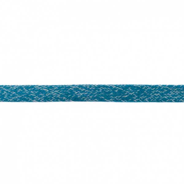 20 mm Flad Snør meleret petrol