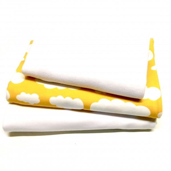 10% SPAR-PAKKE Jersey "Clouds" gul