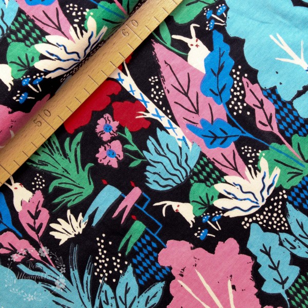 BIO-Interlock-Bomuldsjersey “Wonderland Knit“ fra Birch Fabrics