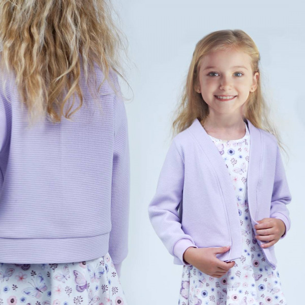 Snitmønster Cardigan "Karo" Kids str 74 - 164