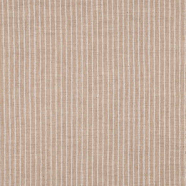 Double Gauze med striber taupe