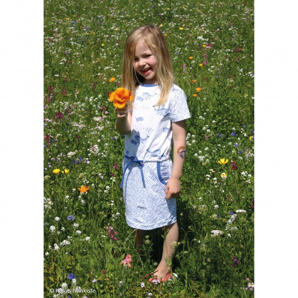 Bomuldsjersey kollektion "Ocean Breeze" hval
