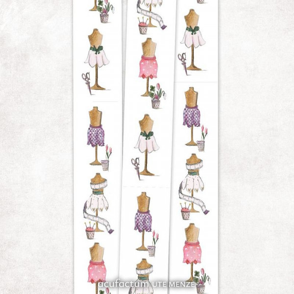 30 mm Vævet bånd "Schneiderliebe" fra acufactum