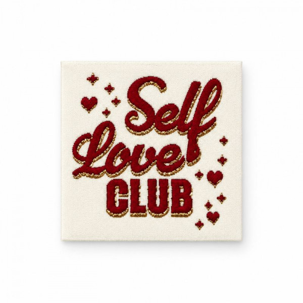 Label "Self Love Club" 35 x 35 mm