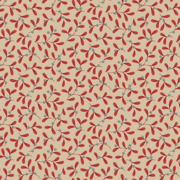 Bomuld "Mistletoe Red" Tilda's Merry little...