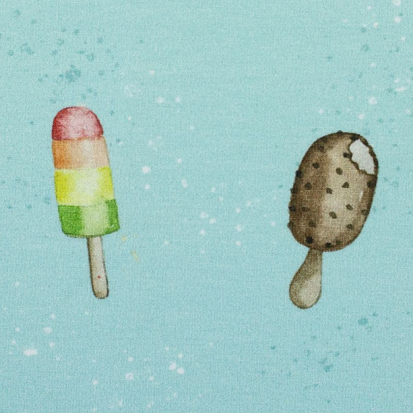 Bomuldsjersey "Beach" Eis