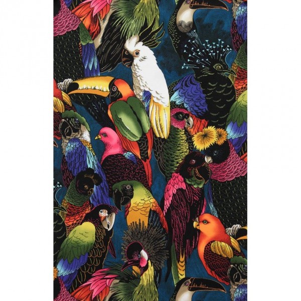Bomuld "Exotic - Birds of a Feather" fra Alexander Henry