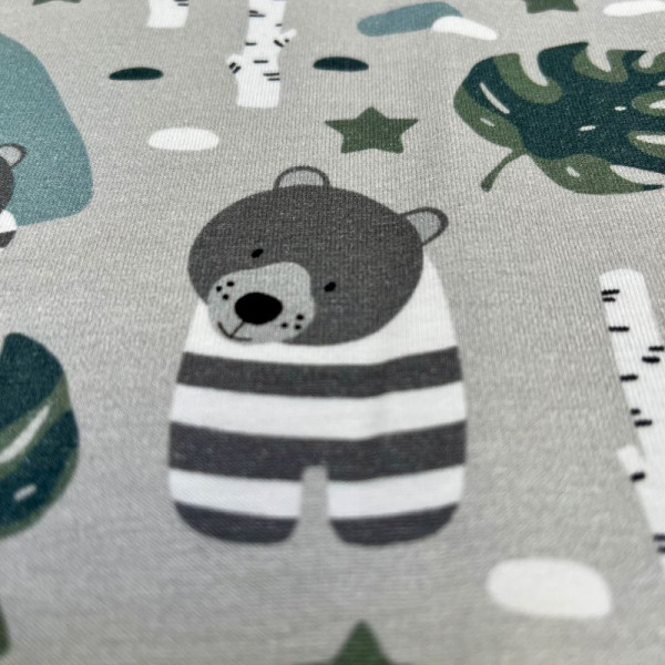 1 m Bomuldsjersey “Bärenwald“