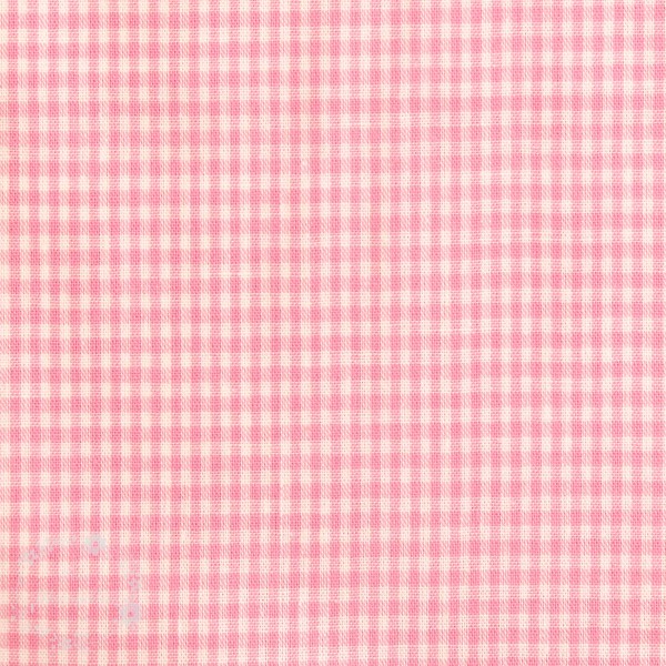 Bomuld ternet lyserød/hvid