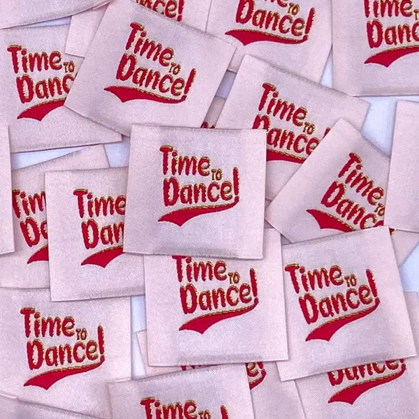 Label "Time to Dance" 35 x 35 mm