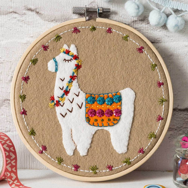 Stickpackung "Llama" von Corinne Lapierre