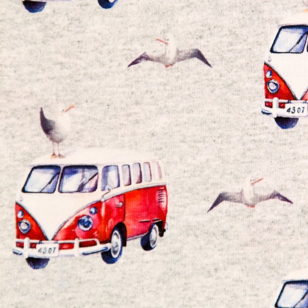 French Terry "VW Bus" fra Fräulein von Julie