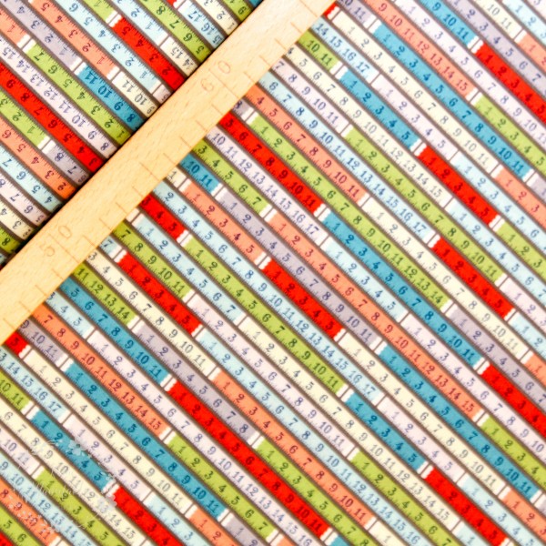 Bomuld “Sewing Room - measuring tape" by Amanda Murphy
