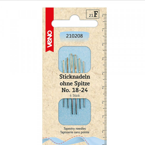 Broderinål uden spids No.18 - 24