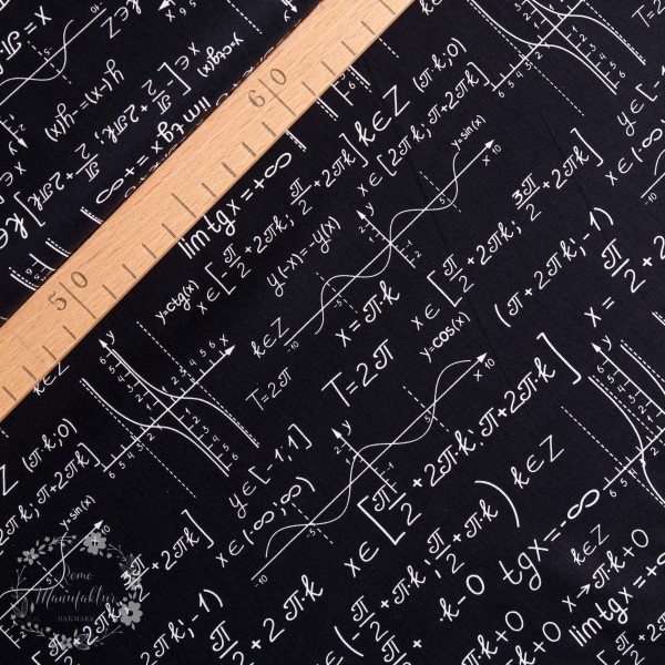 Bomuld kollektion "Kim" matematik