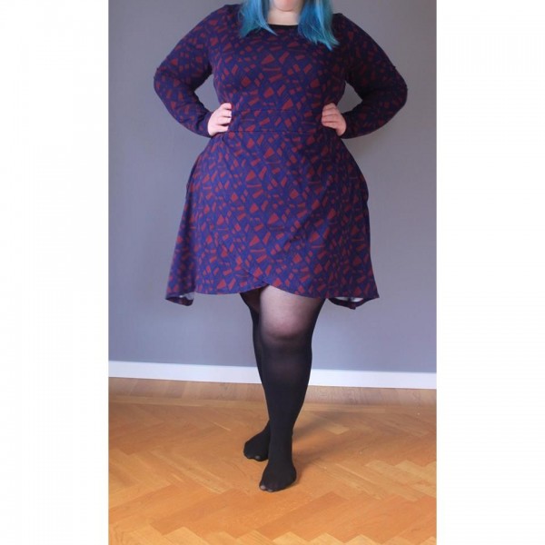 Snitmønster til kvinder "Tulip Dress" str 34 - 58