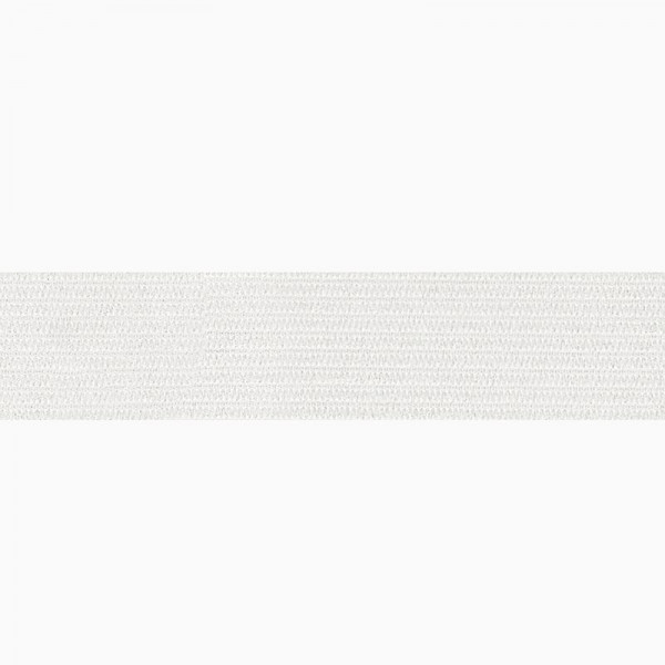 20mm Elastikband weiß