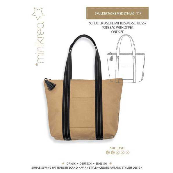 Papierschnittmuster 117 "Schultertasche mit...