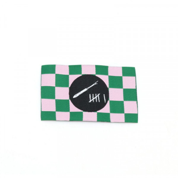 Vævet etiket "Seam Ripper" 57 x 38 mm