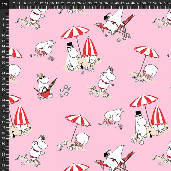 Bomuldsjersey "Moomin" 136-2