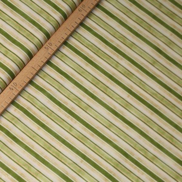 Bomuld “From the Farm“ Awning Stripe Green