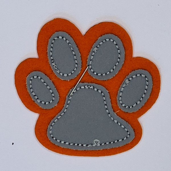 Iron-on Patch refleks "Pote orange"