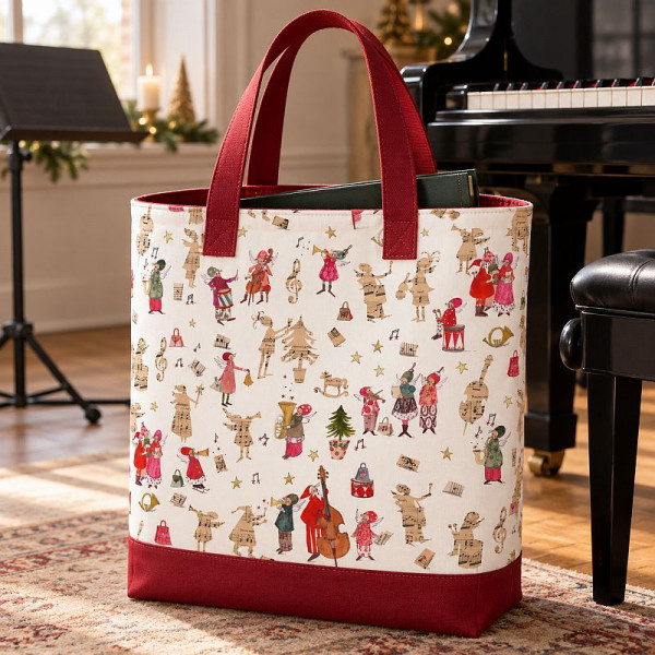 Bomuld "Weihnachtsmusikanten" fra acufactum