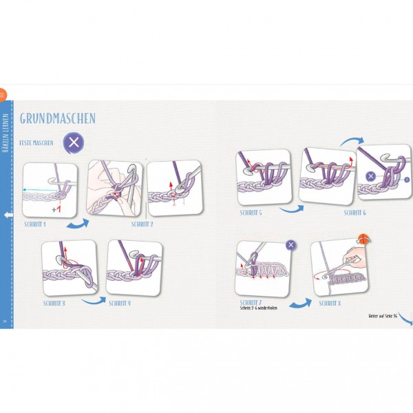 Bog “Häkeln lernen - Bild für Bild“