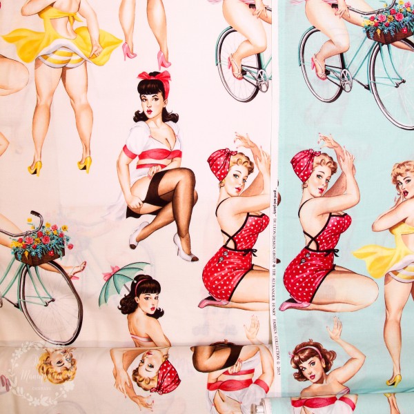 Bomuld kollektion "Nicoles Prints II - PinUp" fra Alexander Henry