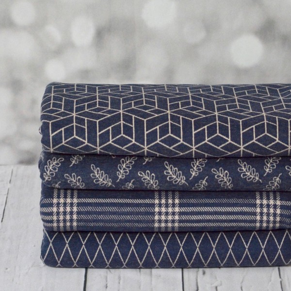 Jacquard "Cozy Collection blå" by lycklig design