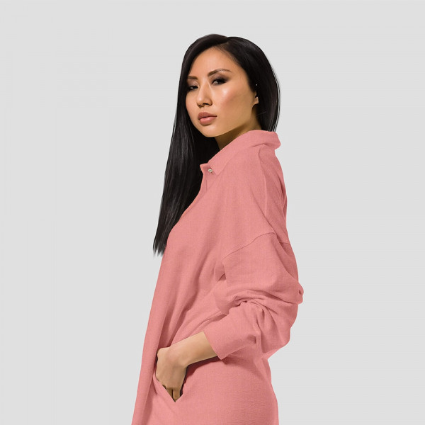 Viscose fra Light & Lush solid col.10 rose