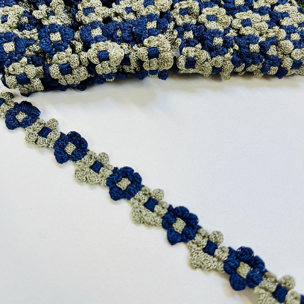 13mm Dekoband blau-grün