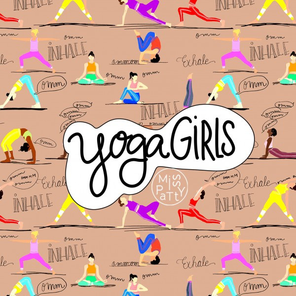 BIO-Canvas "Yoga Girl" fra Miss Patty