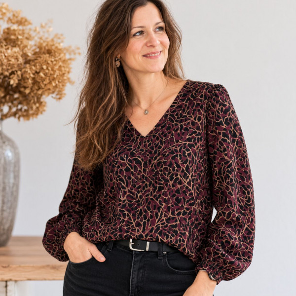 Snitmønster "Basic-Bluse" Dame str 32 - 58