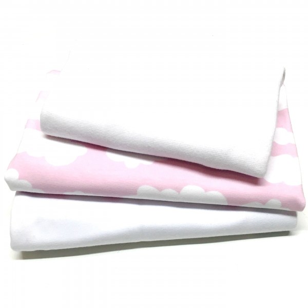 10% SPAR-PAKKE Jersey "Clouds" lyserød