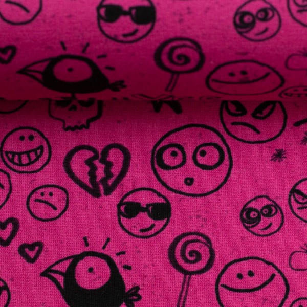French Terry "Urban Girl Kombi pink" Thorsten Berger