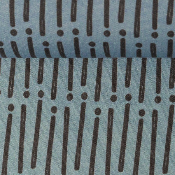 Isoli "Mini Forest" streger & prikker grå/brun