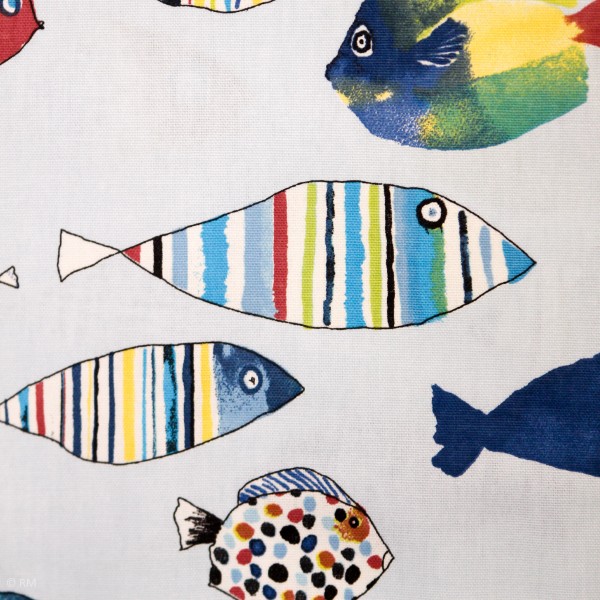 Dekostof "Gone Fishing" ocean
