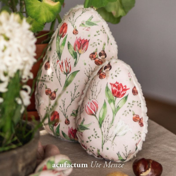 Baumwollstoff "Tulpenzeit" von acufaktum