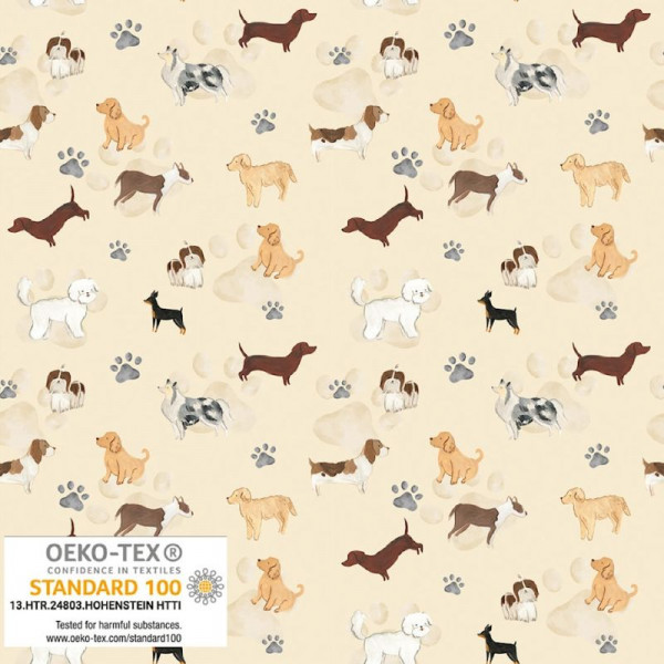 Bomuldsjersey "All my dogs"