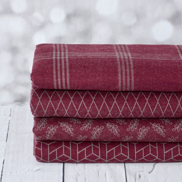 Jacquard "Cozy Collection rød" by lycklig design