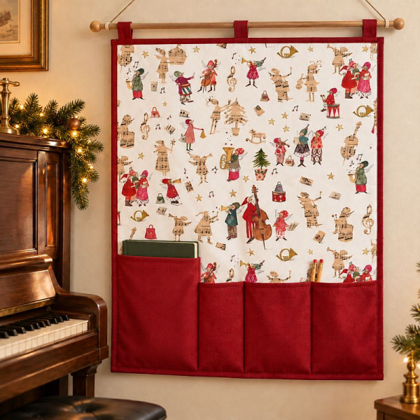 Bomuld "Weihnachtsmusikanten" fra acufactum