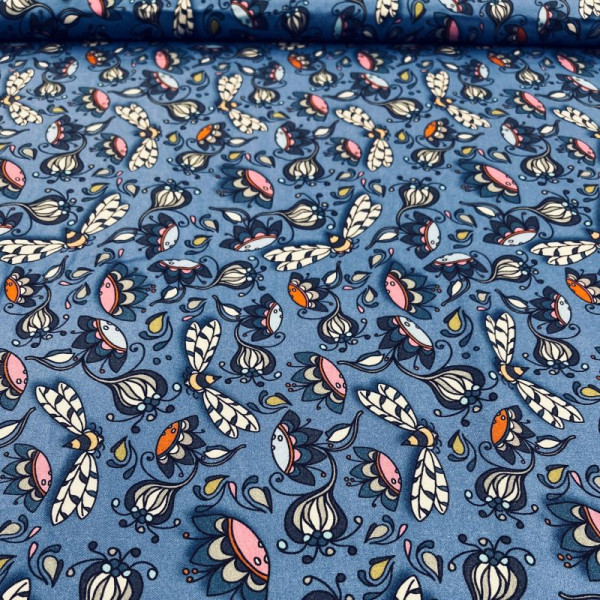 Fastvævet viscose "Donna-Gloria" by Lila Lotta