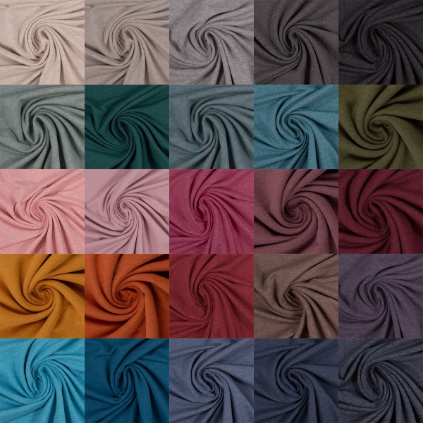 Bomulds-Jersey kollektion "Vanessa-melange"