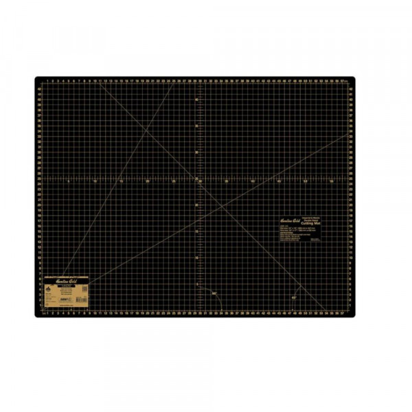 Hemline Gold Schneidematte 60 x 42 cm schwarz